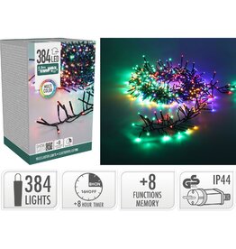 S.I.A. Treecluster Kerstboomverlichting - 384led - multicolor