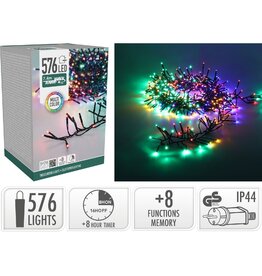 S.I.A. Treecluster Kerstboomverlichting - 576led - multicolor
