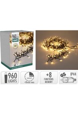 S.I.A. Treecluster Kerstboomverlichting - 960led - warm wit