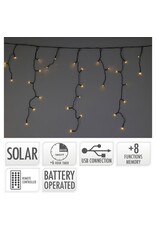 Solar IJspegelverlichting 780cm - 240 Led - USB oplaadbaar - Afstandsbediening