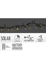 Solar Cluster Verlichting - 11 meter - 560 led - USB oplaadbaar - Afstandsbediening