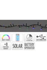 Solar Led Verlichting - 21.5 meter - 480 led - Multicolor - USB oplaadbaar - Afstandsbediening