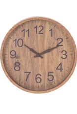Wandklok - Lichtbruin - Houtlook - 30cm