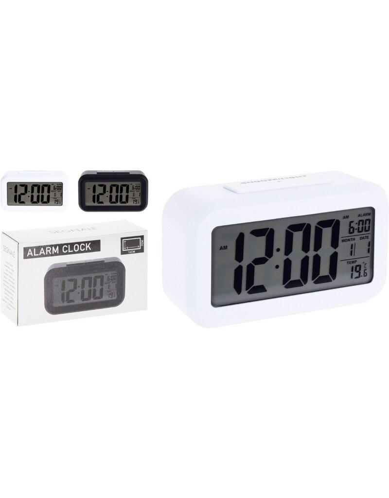Segnale Alarmklok Zwart - Digitale Wekker