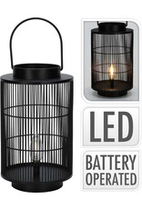 Lantaarn 30 cm - Led - Metaal