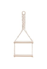 Hangplateau met Touw Decoratie - 2 plateaus