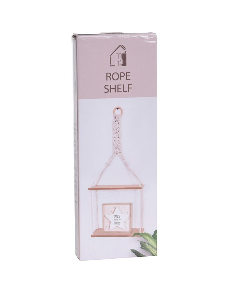 Hangplateau met Touw Decoratie - 2 plateaus