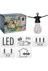 Feestverlichting - 10 lamps - 100 LED - warm wit