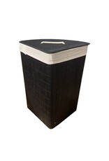 Ceruzo Bamboe Wasmand - Hoek Model - 72L - Zwart