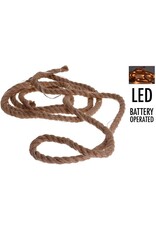 4 stuks Jute touw met ledverlichting - 3 meter