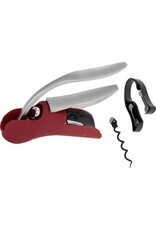 Excellent Houseware Luxe Kurkentrekker met foliesnijder rood