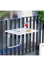 Balkontafel 60x40 - Wit