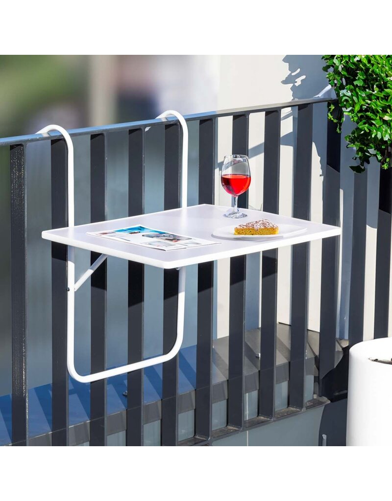 Balkontafel 60x40 - Wit