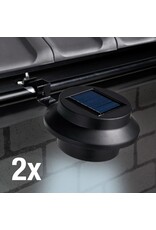 Solarlampen voor Dakgoten - 2 stuks