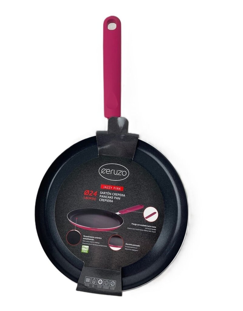 Ceruzo Pannenkoekenpan PFAS vrij - 24 cm - jazzy pink