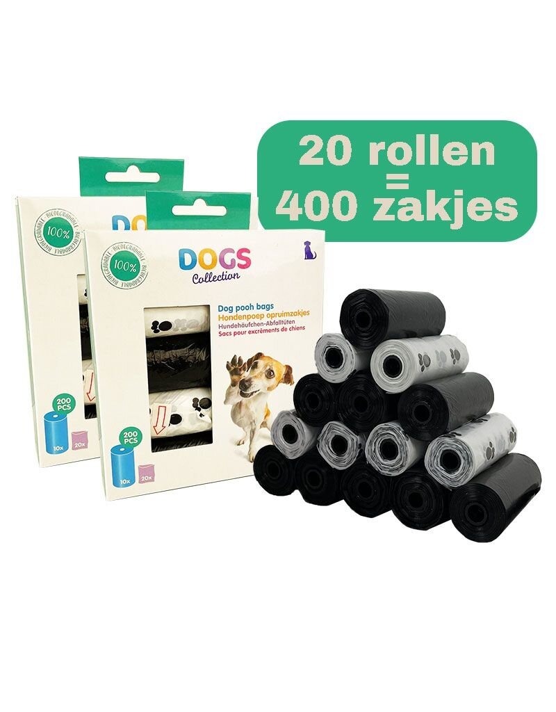 Dogs Collection Hondenpoepzakjes - 400 stuks - Biologisch Afbreekbaar