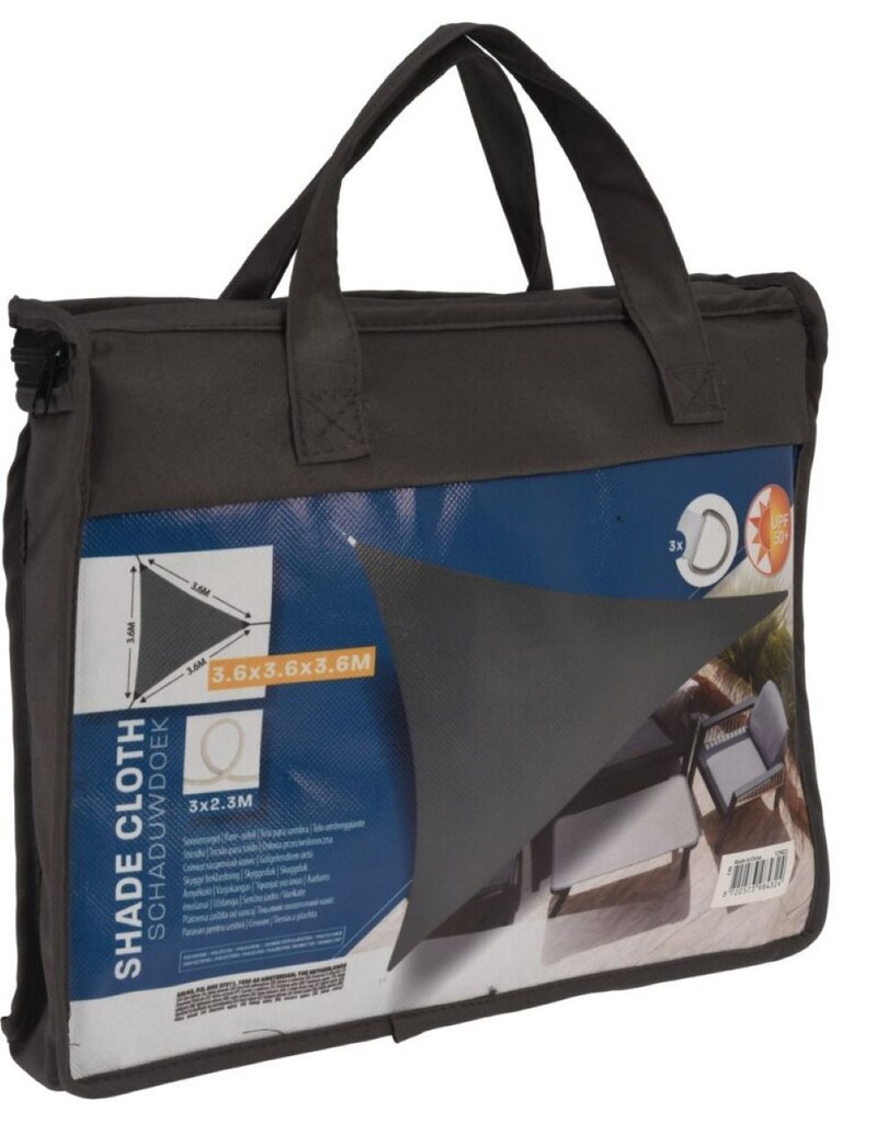 Schaduwdoek 360x360x360 Grijs