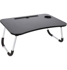 Ceruzo Opklapbare Laptoptafel - Bedtafel - 60x40 cm - Zwart