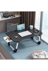 Ceruzo Opklapbare Laptoptafel - Bedtafel - 60x40 cm - Zwart