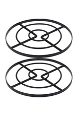 Excellent Houseware 2x Pannenonderzetter - Ø 23 cm - Staal