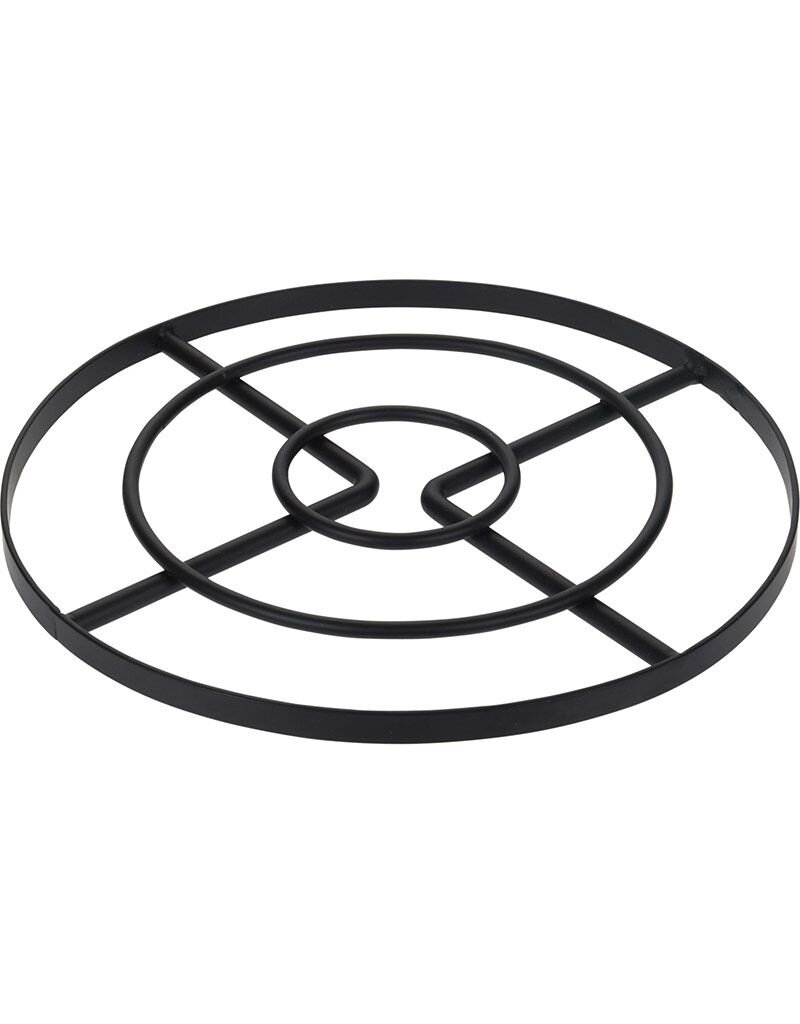 Excellent Houseware 2x Pannenonderzetter - Ø 23 cm - Staal