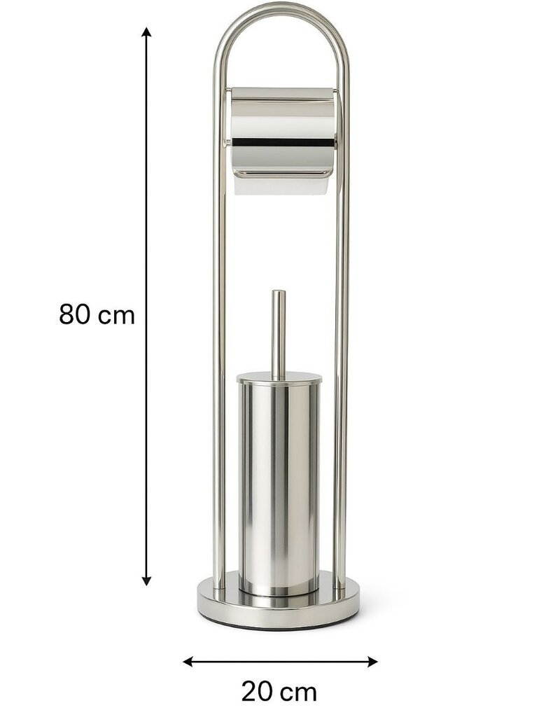 Ceruzo Toiletbutler Vrijstaand - RVS