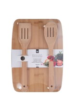 Excellent Houseware Bamboe snijplank - met spatels