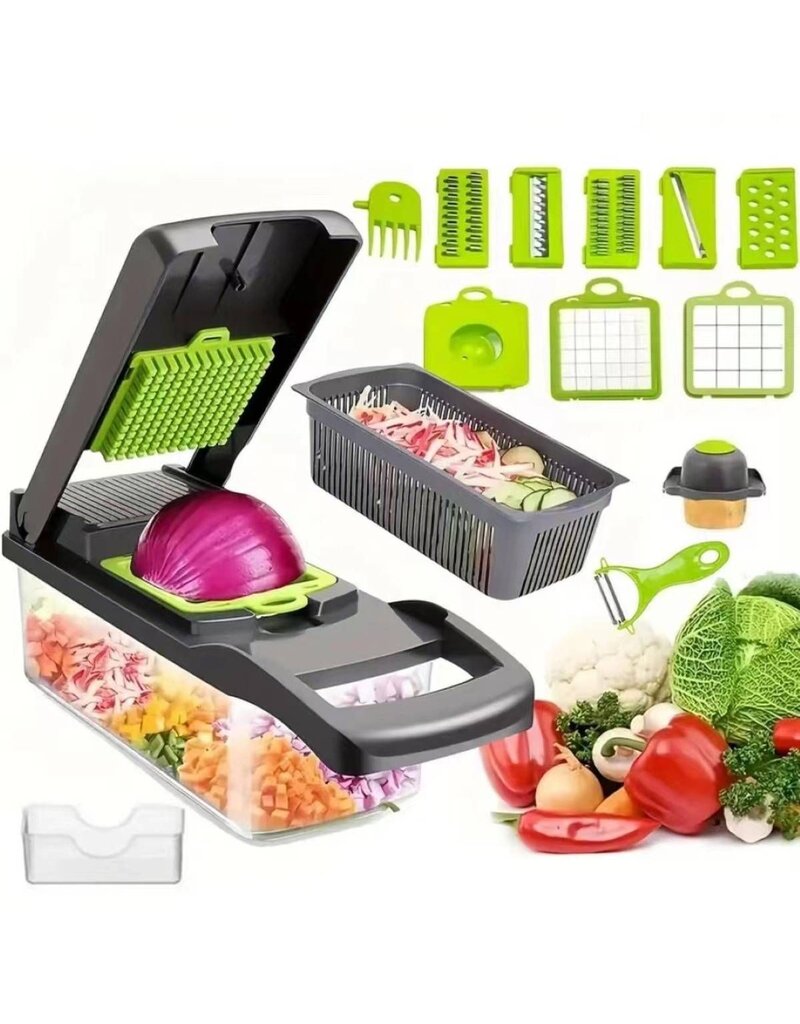 Mandoline - Groentesnijder - 16-delig