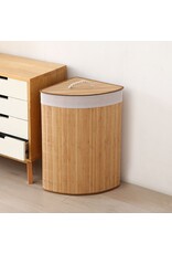Ceruzo Bamboe Wasmand - Hoek Model - 72L - Naturel