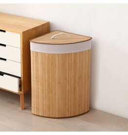 Ceruzo Bamboe Wasmand - Hoek Model - 72L - Naturel