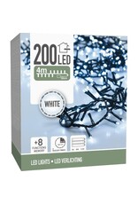 Micro Cluster 200 led - 4m - wit - Batterij - Lichtfuncties - Geheugen - Timer
