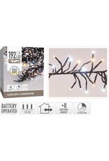 Clusterverlichting 192 led -  1.4m - two tone adorable - Batterij - Lichtfuncties - Geheugen - Timer