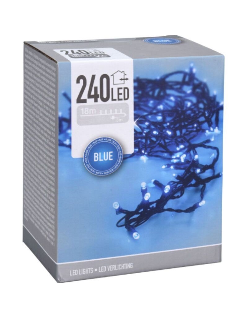 LED verlichting - 240 LED - 18 meter - blauw