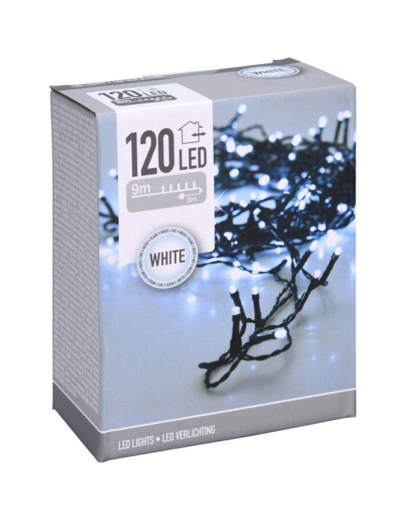 LED verlichting 120 LED - 9 meter wit