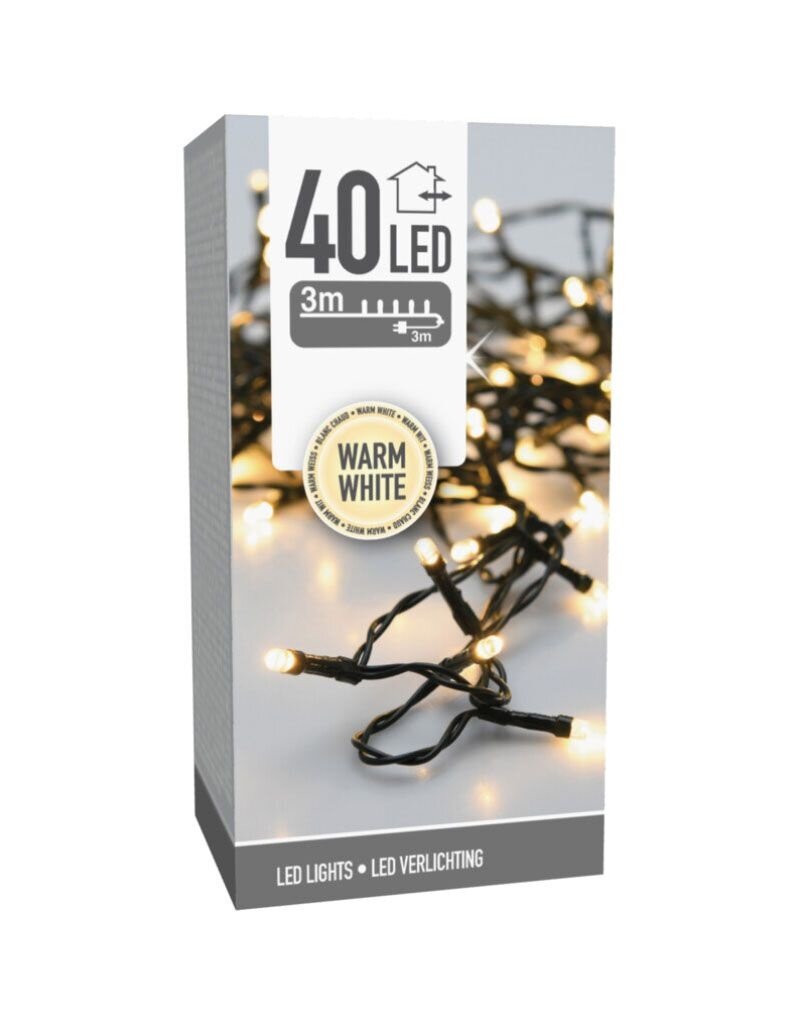 LED-verlichting - 40 LED - 3 meter - warm wit