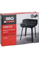 BBQ Houtskool  - Mini Barbecue - 36x31xH45 cm - grillrooster 33x26 cm - Windscherm