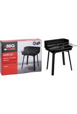 BBQ Houtskool  - Mini Barbecue - 36x31xH45 cm - grillrooster 33x26 cm - Windscherm
