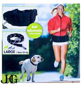 Luxe hondenriem met heupband