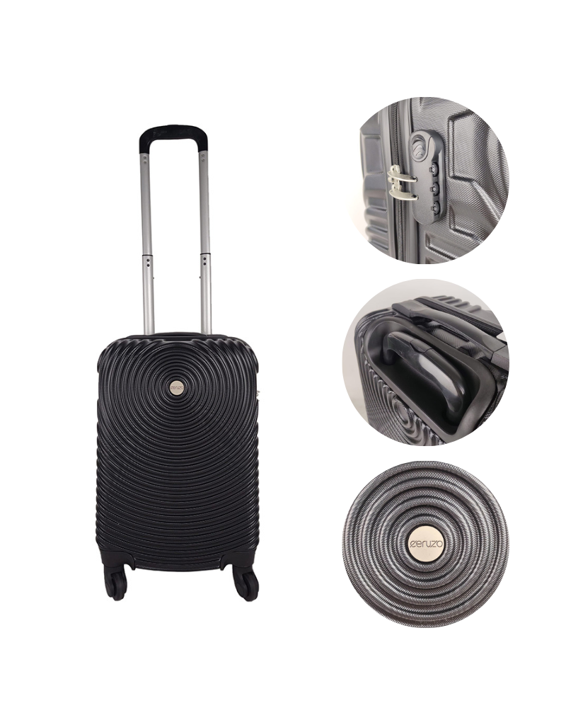 Ceruzo Handbagage Koffer - 51.5 cm - Zwart