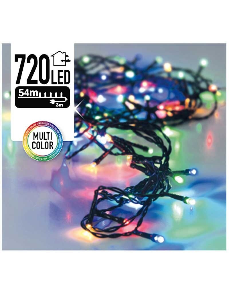 Kerstverlichting - 720 LED's - 54 meter - multicolor