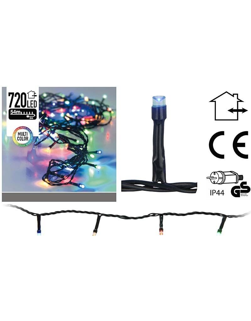 Kerstverlichting - 720 LED's - 54 meter - multicolor
