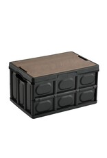 Ceruzo Opbergkrat met afneembaar houten Deksel - Vouwkrat