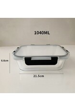 Ceruzo Meal Prep Bakjes - 5 stuks Vershoudbakjes - Glas