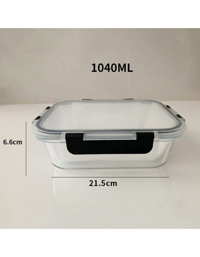 Ceruzo Meal Prep Bakjes - 5 stuks Vershoudbakjes - Glas