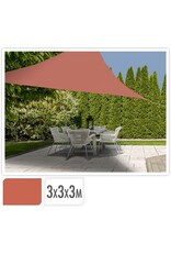 Schaduwdoek driehoek 3x3x3m - terra