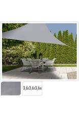 Schaduwdoek driehoek 360x360x360 - grijs