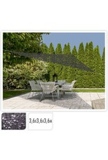 Schaduwdoek Camouflage - driehoek 360x360x360 - donkergrijs