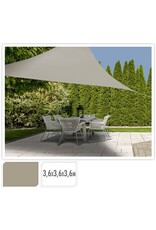 Schaduwdoek driehoek 360x360x360 - olijfgroen