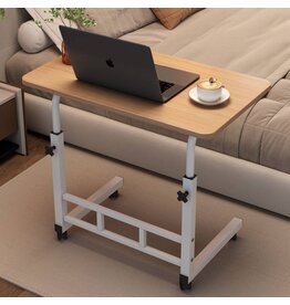 Ceruzo Laptoptafel - Verrijdbare Bedtafel - Verstelbaar in Hoogte - 80x40cm