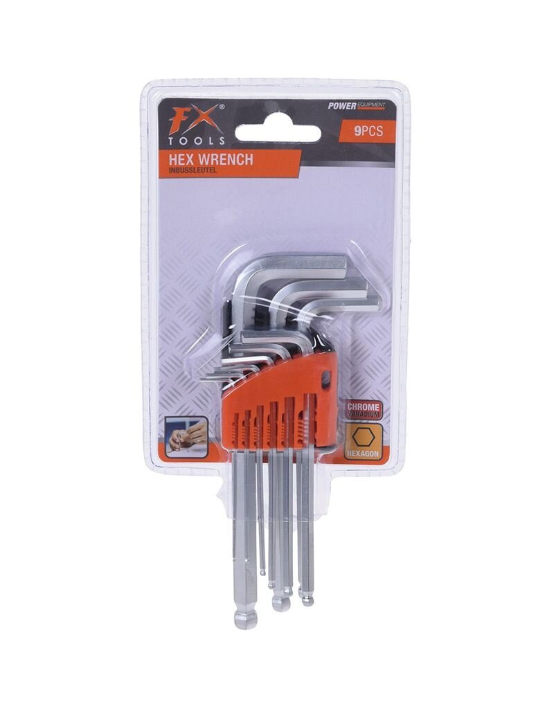 FX Tools Inbussleutelset - 9-delig